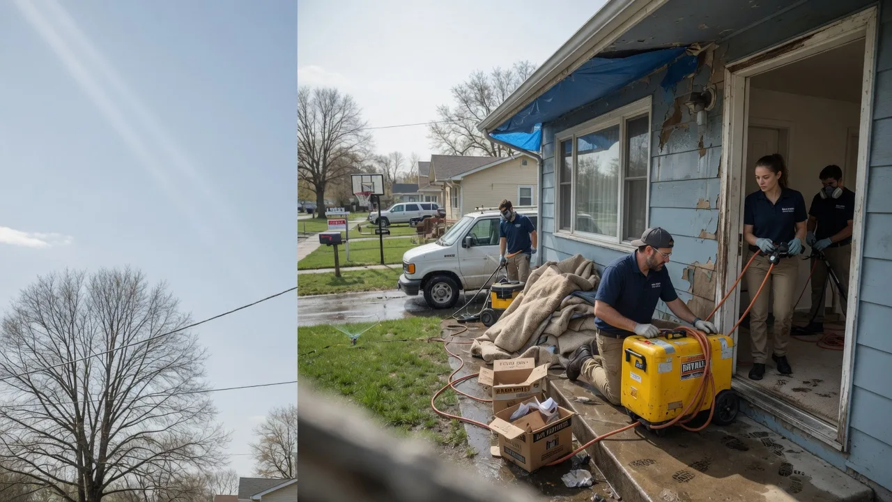 Basement Flood Cleanup in Niota, IL near me